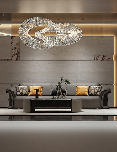 梵巴赫现代轻奢花瓣沙发